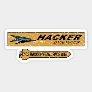 Hacker Dynamics - Distressed Sticker